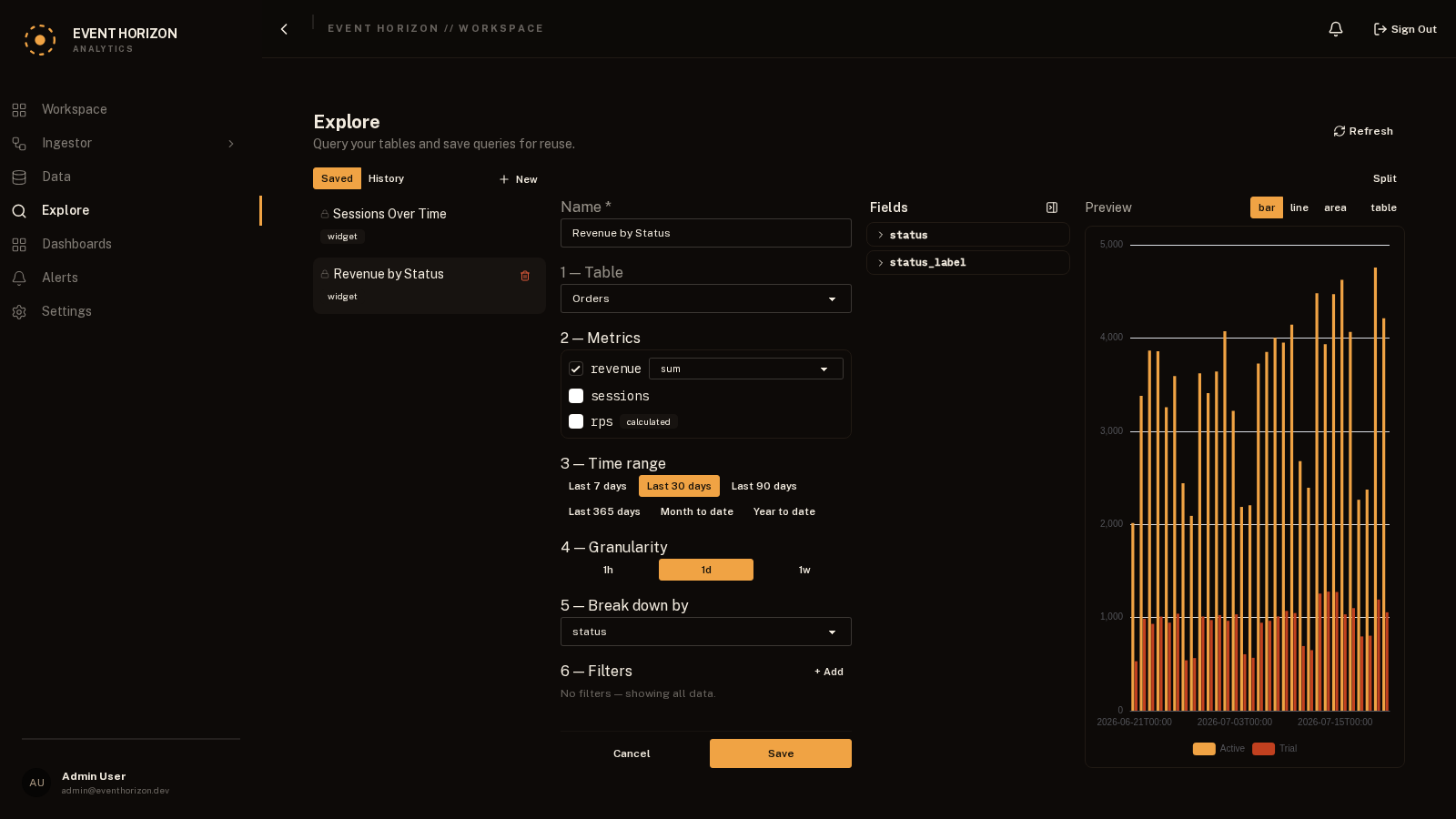 Query explorer